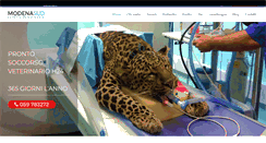 Desktop Screenshot of clinicaveterinariamodenasud.it